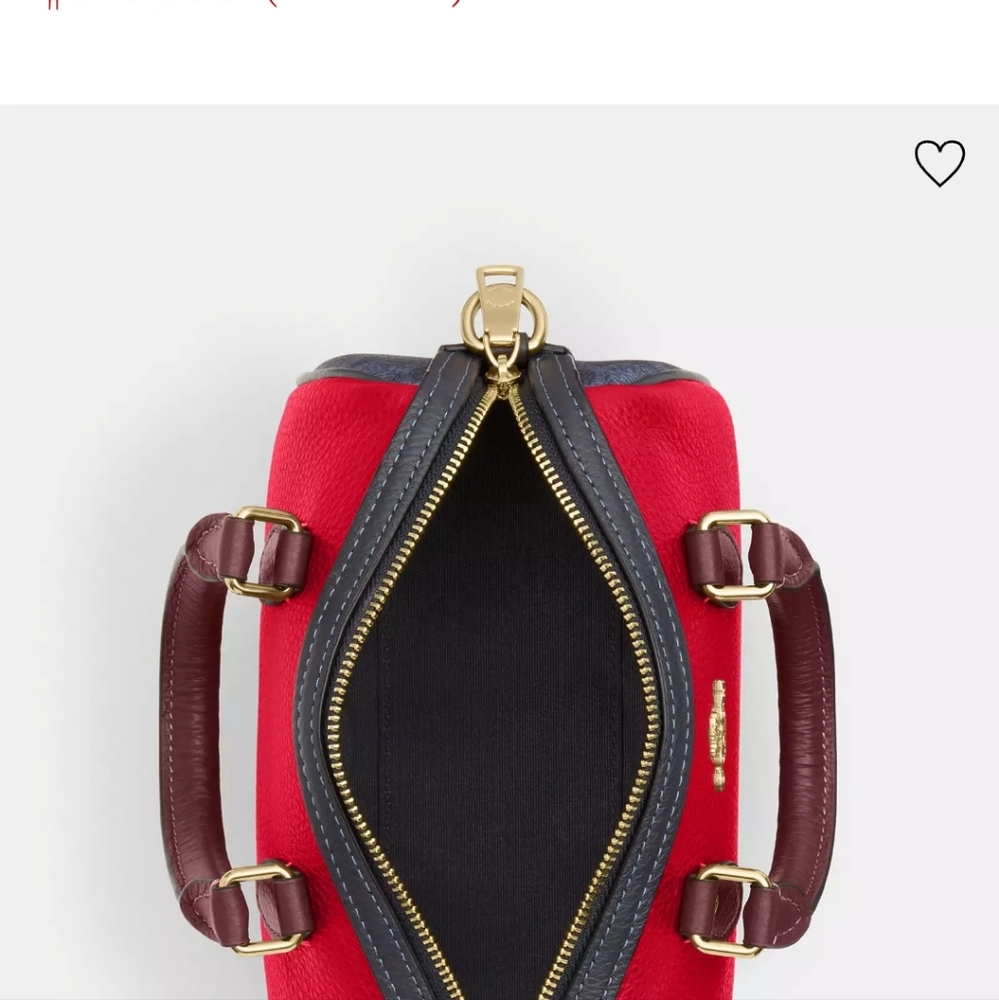 Coach Mini Rowan Bag In Colorblock - Picture 5 of 6
